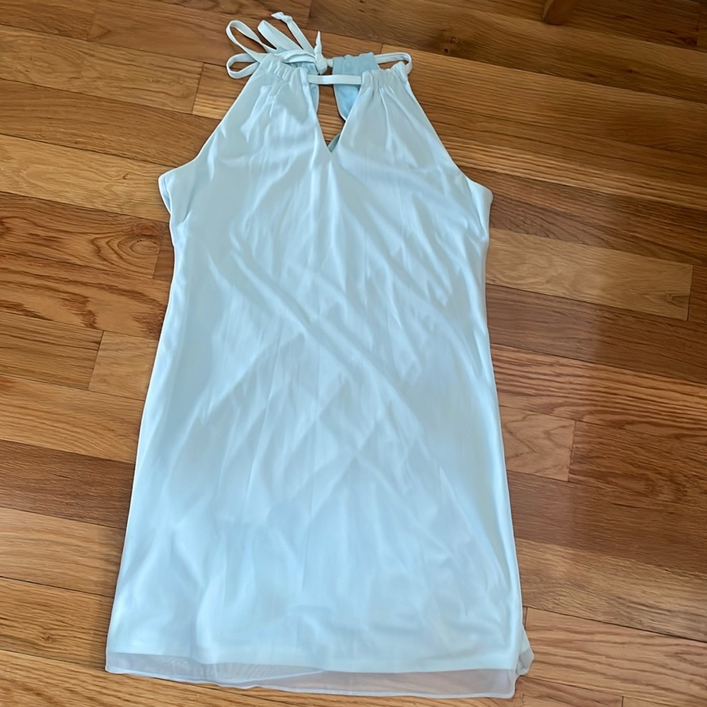 Aqua dress